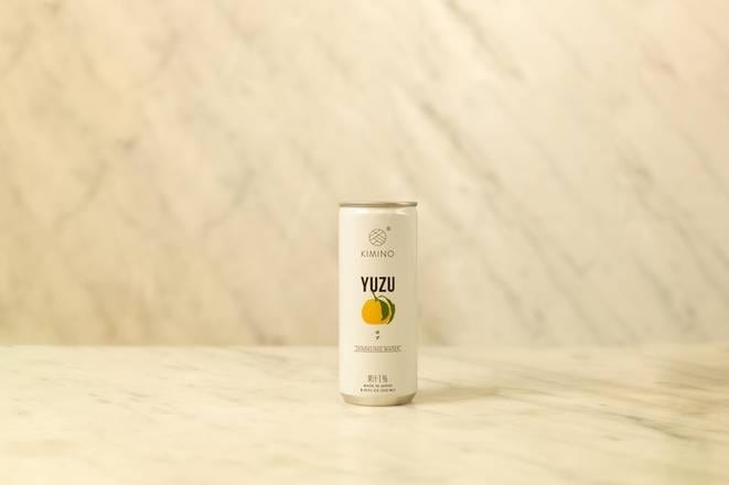 Yuzuco Sparkling Water.