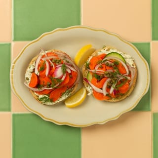 Smoky Carrot Lox Toast