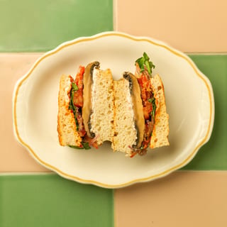 Spicy Mushroom Sandwich